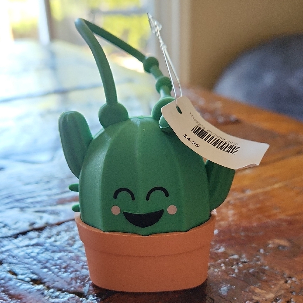 Bath & Body Works Green Cactus Silicone Clip-On Accessory PocketBac Holder